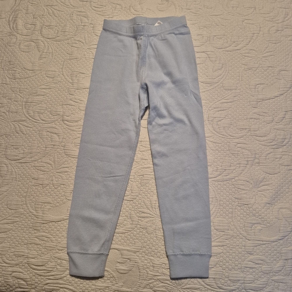 Hanna Andersson boys size 110 or 5 light blue pajama pants VGUC